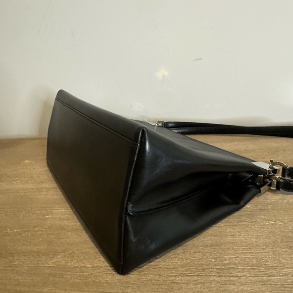 Salvatore Ferragamo Black Leather Shoulder Bag | Good Used Condition - Picture 12 of 14